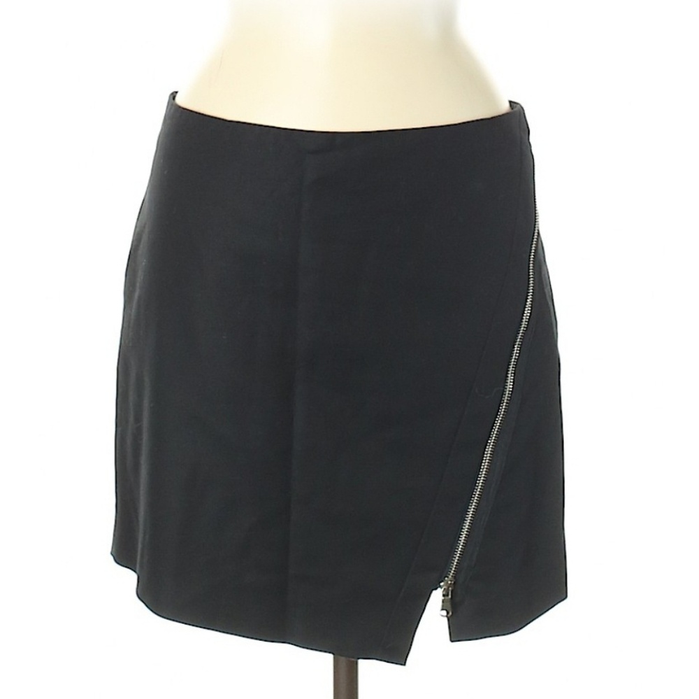 Zara Black Mini-Short Skirt | sz Medium - Picture 6 of 8